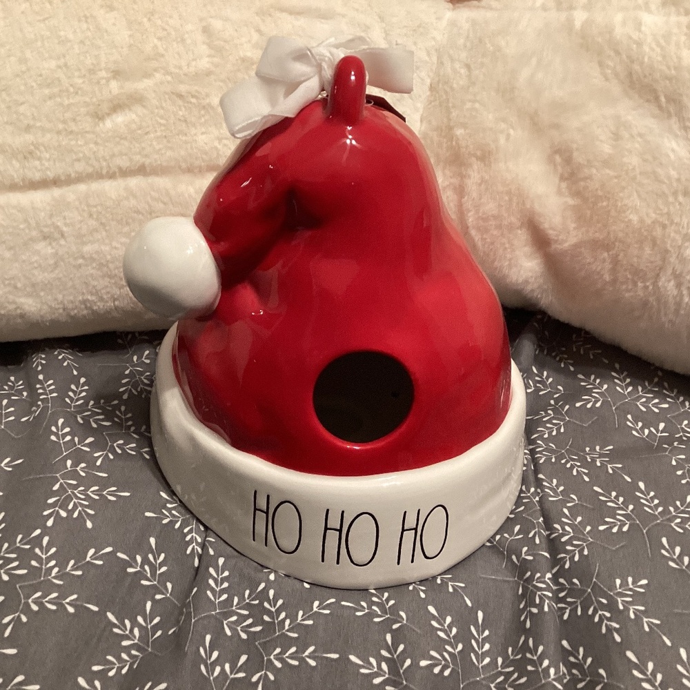 Rae Dunn ho oh ho birdhouse